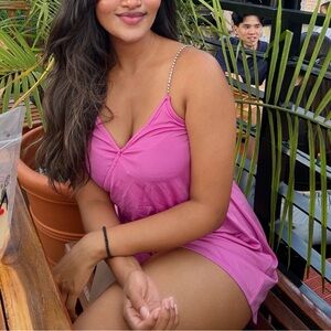 ❌ SOLD ❌ H&M Rhinestone Strap Romper Dress